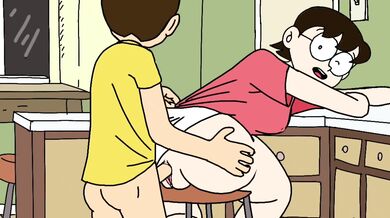 Rushed Afternoon Delight with Mama Tamako [Nobi's] Mom