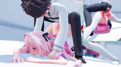 Anal-loving Anime Babe Penetrated by a Girthy Demon's Evil Weapon!