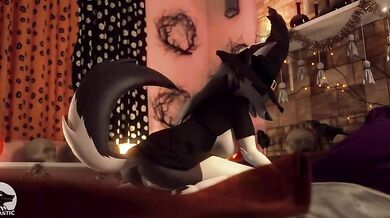 Halloween Hottie Handjob: Happy Halloween with Loona