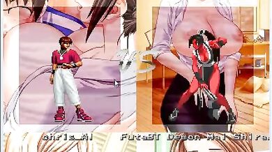 Female-to-male transgender (FTM) demons and their male lovers in a sexual frenzy