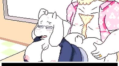 Mrs. Toriel's Pencil Fell Off Her Desk and She Became Horny as Hell