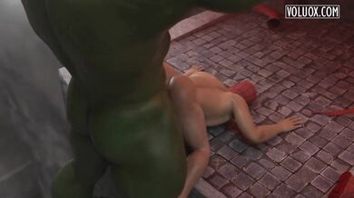 Hulk's Giant Cock Fucks Spider-Man's Tight Ass