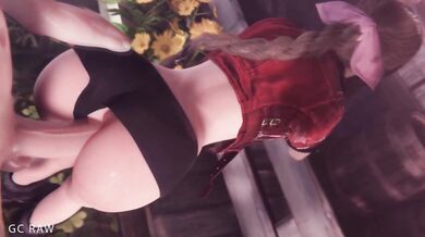 Final Fantasy - Aerith's Tight Ass Fucked Raw