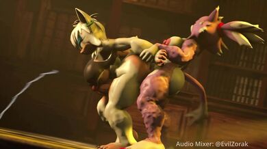 Sticky Situation: WereBlaze and WereRogue's Wild Night of Passion