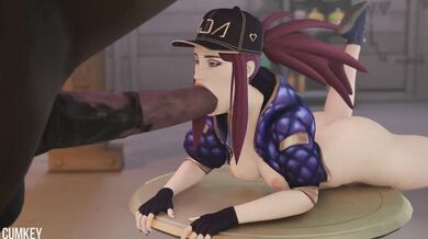 Pony Play with Akali's Sexy Shaft
