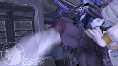 Horny Krystal Gets Fucked by Ridley's Full Nelson in a Preyful Way!