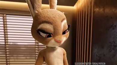 Slutty Redhead Judy Hopps Gets Fucked Hard in the Ass by an Anthropomorphic Rabbit During Snack Time!