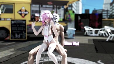 [ZXSN_MMD] HoH Elysia's Squirting Orgasm