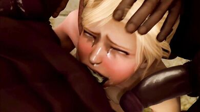 Cherry Overwatch's Marie Rose Gives Sloppy BJ After Being Blacked Out in DOA
