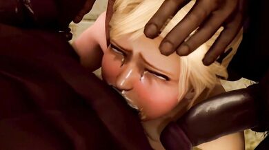 Cherry Overwatch's Marie Rose Gives Sloppy BJ After Being Blacked Out in DOA