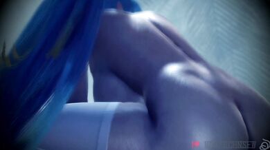 Sexy and Slutty Queen Sona's Naughty Bedroom Antics (NSFW)