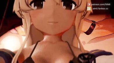 Amateur Futa and Lesbian Lovers Take Turns in the Driver's Seat [POV AiMii]