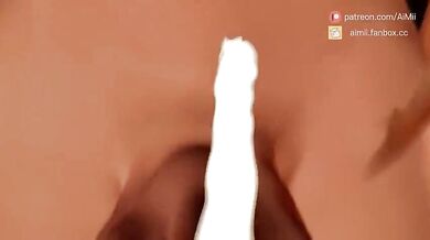Amateur Futa and Lesbian Lovers Take Turns in the Driver's Seat [POV AiMii]