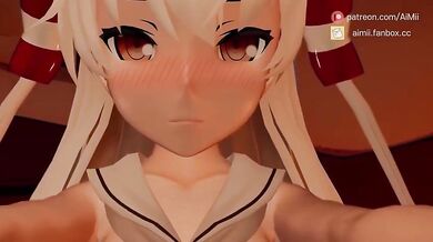 Amateur Futa and Lesbian Lovers Take Turns in the Driver's Seat [POV AiMii]