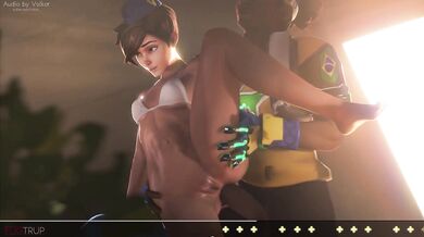 Hardcore Gangbang at the Overwatch Kingdom's Battlegrounds!