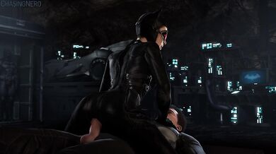 Batman's Bitches: Catwoman Takes It From Behind as Cowgirl