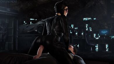 Batman's Bitches: Catwoman Takes It From Behind as Cowgirl