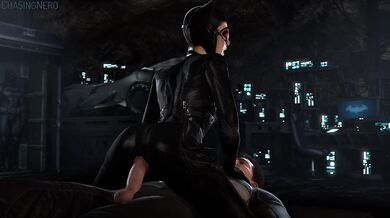 Batman's Bitches: Catwoman Takes It From Behind as Cowgirl