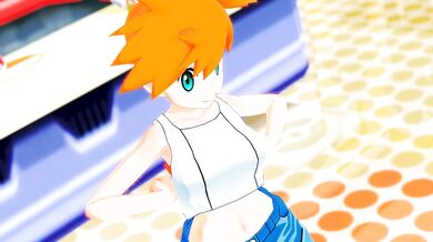 Tentacruel Titties and Wet Pussy: Pokémon Misty's Jiggly Cloth Striptease