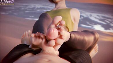 Evening Release: Ada Wong's Foot Fetish Fulfilled