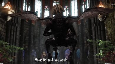 Lamia's Curse from the God Molag Bal
