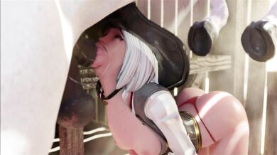 Ashe's Unbridled Lust with the Bartender's Horse Cock