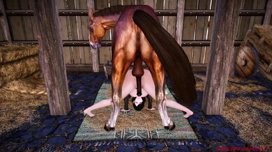 Horny Tifa Gets Bred by Stallion [Shinewind]
