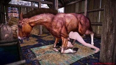 Horny Tifa Gets Bred by Stallion [Shinewind]