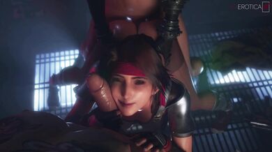 Fucking a Cute Anime Girl with Big Boobs - Jessie from Final Fantasy VII