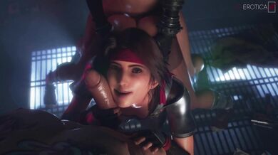 Fucking a Cute Anime Girl with Big Boobs - Jessie from Final Fantasy VII