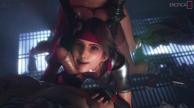 Fucking a Cute Anime Girl with Big Boobs - Jessie from Final Fantasy VII