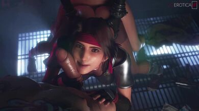 Fucking a Cute Anime Girl with Big Boobs - Jessie from Final Fantasy VII
