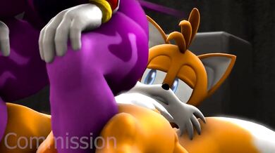 Wave Invades Tails's Seashore Palace and Unleashes Her Juices All Over Him!