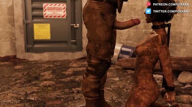 Jill's Muddy Domination with a BDSM Blowjob