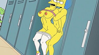 Marge and Bart's Sexual Workout in the Gym [Nikisupostat] [1080p]