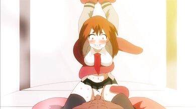 Ochaco Uraraka Gets Fucked by Tentacle Monster