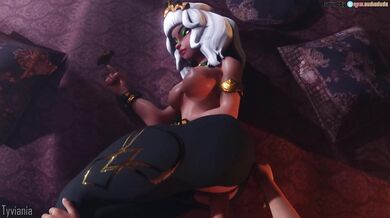 Fucking Tyviania's Asshole with My Giant Cock