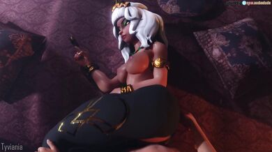 Fucking Tyviania's Asshole with My Giant Cock