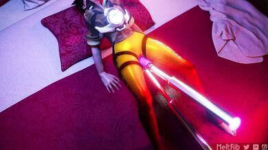 Tracer and Widow's Sizzling Sexcapade Part 2: Melting Their Way to Pleasure