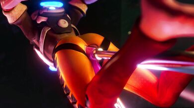 Tracer and Widow's Sizzling Sexcapade Part 2: Melting Their Way to Pleasure