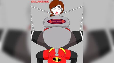 Naughty Vixen Violates Elastigirl's Tired Body
