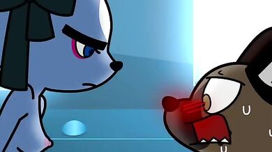 Mallows-chan's Revengeful Bone Fuck in the Mall with Haida and Shikabane!