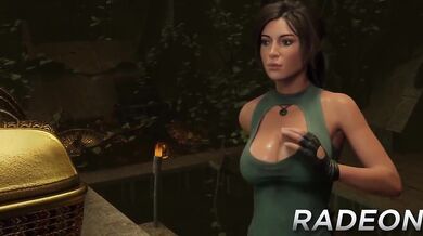 Tomb Raider Lara Croft's Forbidden Egyptian Sexual Training with Anubis in Part 2-ish and More