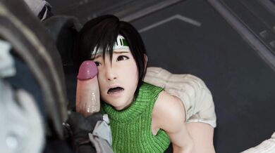 Yuffie Kisaragi Pleasures Shinra with Her Wet Love Hole [Greatojama]