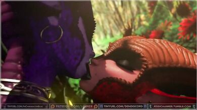 Jessica3D Gets Pounded by Xelthia and Ezria in a Reverse Cowgirl Position