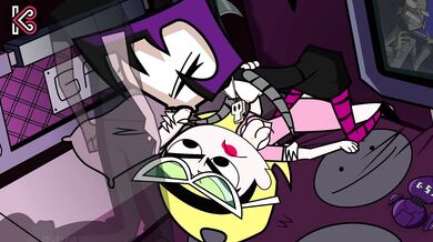 Mandy's Delightful Tongue Share with Gaz's Cock