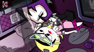 Mandy's Delightful Tongue Share with Gaz's Cock