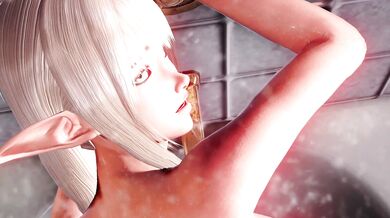 Elfin Mistress Lyriel's Soaking Wet Debauchery
