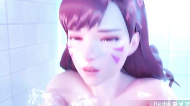Soaked D.Va: Meltrib's Wet Dream
