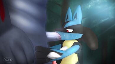 Lucario x Machoke

or or 

Luci x MacheLuci x Mache